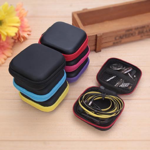 1Pcs EVA Storage Case For Earphone EVA Headphone Case Bag Container Cable Earbuds Storage Box Pouch Bag Holder Drop Shipping