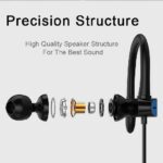 Earphone PTM TS27 Sport Running Anti-Drop Headset Ear Hook Stereo Earbuds with Mic Headphone for Phone iPhone Xiaomi Universal