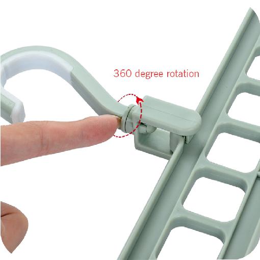 Multi-port Support Circle Clothes Hanger Clothes Drying Rack Multifunction Plastic Scarf Clothes Hangers Hangers Storage Racks