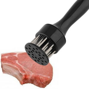 Professional stainless steel Spikes Sharp Knife Meat Tenderizer Cook 40% faster