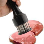 Professional stainless steel Spikes Sharp Knife Meat Tenderizer Cook 40% faster