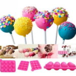 1 Pc Eco-Friendly Silicone Perfect cake pop mold cupcake lollipop mold sticks baking tray stick tool