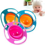 Spill Proof Perfect Bowl Practical Design Children Kid Baby Toy Universal 360 Rotate Spill-Proof Bowl Dishes