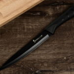 Black Stainless Steel Kitchen Knife Set Germany Steel Ultra Sharp Blade
