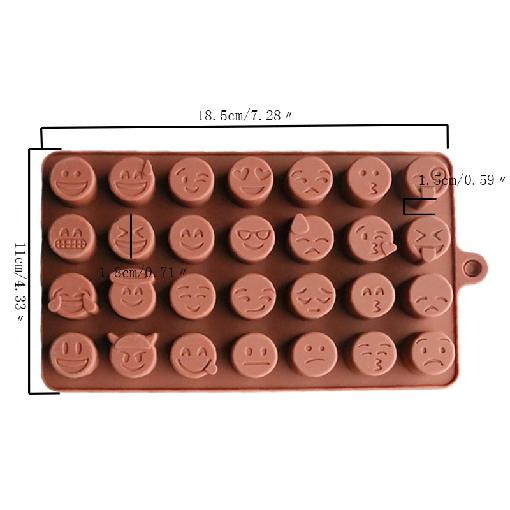 Facemile Emoji Chocolate Silicone Mold For Cake Cookies Mold Baking Accessories Fondant Candy Silicone DIY Molds