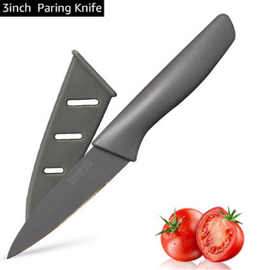 High quality stainless steel 3.5" Color-Coded paring Utility knife Chef Non-Stick