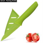 High quality stainless steel 3.5" Color-Coded paring Utility knife Chef Non-Stick