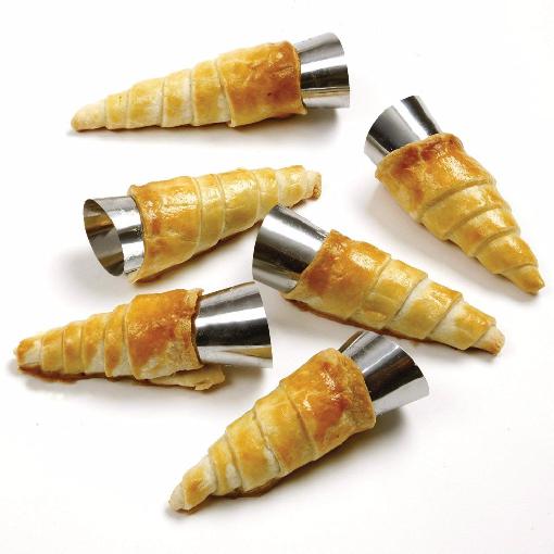 5Pcs/lot DIY Baking Cones Horn Pastry Roll Cake Mold Spiral Baked Croissants Tubes Cookie Dessert Kitchen Baking Tool