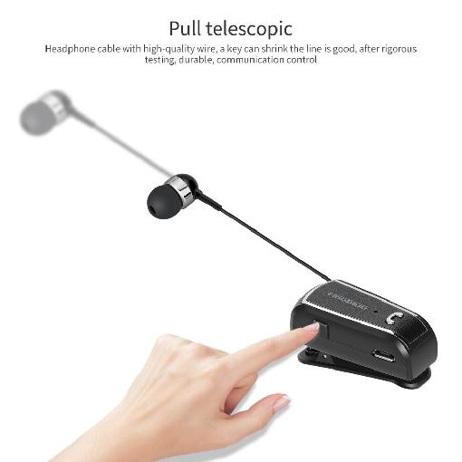 V3 Mini Wireless Driver Stereo Bluetooth 4.0 Headset Retractable Clip Running Earphone for Smartphone Auriculares