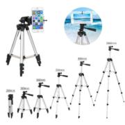Universal Four floor high Adjustable+ Foldable Tripod Holder for camera and mobile phone provide phone holder with retail box