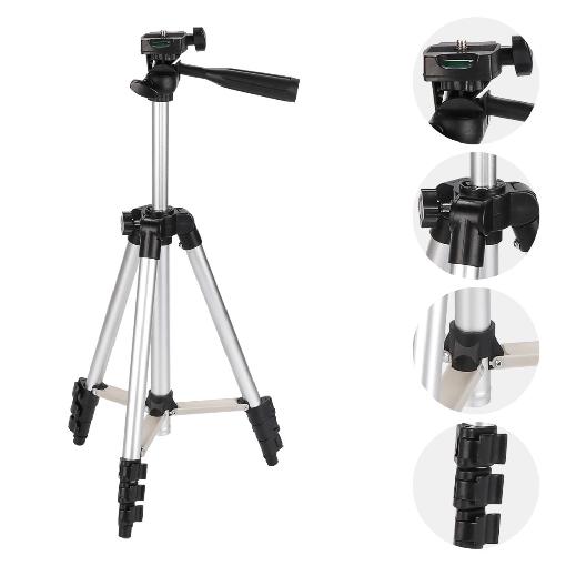 35-106cm multifunctional Professional Camera Tripod Holder and Phone Tripod Stabilizer 2 in 1 Adjustable+Portable+Foldable
