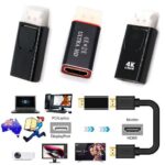 4K Display Port DP to HDMI Male to Female Adapter Converter Displayport DP to HDMI Adapter Ultra HD Resolution for HDTV PC