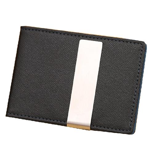 Men Money Clip Wallet Metal Removable Stainless Steel Clip Slim Credit Card Organizer for Money
