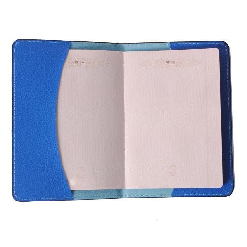 High Quality Passport Cover Lavender Waterproof PU Leather Travel Passport Holder for Document