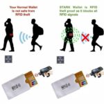 15 pcs RFID Card Holder Blocking Reader Lock Bank Card Keeper Small Safe Male Card Cover Wallet