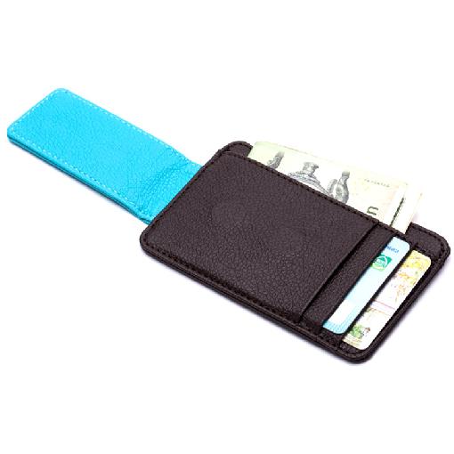 PU Leather Money Clip Magnet Men Card Pack Slim Cash Clips Clamp for Money Thin Billfold Card Wallet